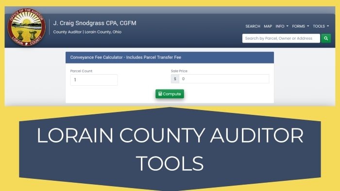 Lorain-County-Auditor-Tools